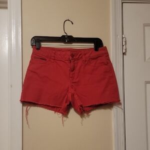 Tommy Hilfiger Vibrant Red Jean Shorts